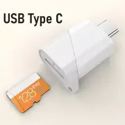 USB C TF Card Reader, Type C to TF Micro SD Card Reader, USB 2.0 OTG Memory Card