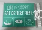 NEW “EAT DESSERT FIRST” Chalk Couture Chalk Transfer Stencil Size B Retired