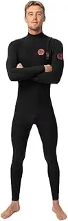 Rip Curl - Men's - Flashbomb Fusion 3/2mm Zip Free Wetsuit Steamer - Black