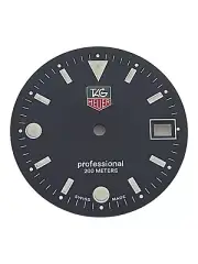 Black dial for Tag Heuer Professional WD1210 ladies watch