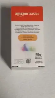 1-Pack Amazon Basics Smart Light Bulb WiFi LED RGB A19 - BRAND NEW IN BOX*