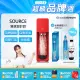 【Sodastream-超值組合】自動扣瓶氣泡水機 SOURCE 3色(加碼送1隻鋼瓶 含原箱共2隻+1L水瓶x1)