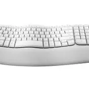 Logitech Wave Keys for Mac Wireless Ergonomic Keyboard (Off White)