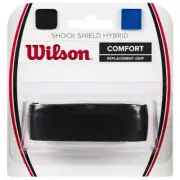 Wilson Shock Shield Hybrid Squash Tennis Racquet Replacement Grip - Black