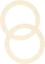 DOITOOL 2Pcs Wreath Frames for Crafts DIY Floral Garland Rings for Home Decor for Festivals and Parties Sturdy Construction for Beautiful Wreaths