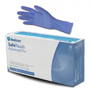 100pcs Medicom Long Cuff Violet Nitrile Thick 7gm Gloves Heavy Duty - Xtra Small