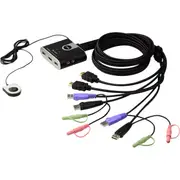 ATEN CS692 2-Port HDMI & USB Kvm Switch HDMI V1.3, Usb2.0, & Audio One HDMI Video Console Controls