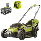 Ryobi One+ 18V 4.0Ah 33cm Cordless Lawn Mower Kit