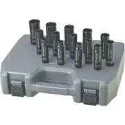 Ingersoll Rand Impact Sockets, 14-Pc. Set, 1/2in. Drive, Deep Well, Model#