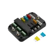 Motorhome Car 6way Independent Control Open Circuit One In Multiple Out Fuse Box