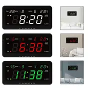 Digital Wall Clock Professional Temperature Display for Gym Office Indoor