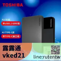 在飛比找露天拍賣優惠-正品 TOSHIBA東芝新小黑A3高速2.5英寸1T移動硬碟
