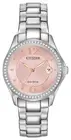 Citizen Silhouette Crystal Eco-Drive Stainless Steel Ladies Model FE1140-86X
