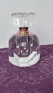 Perfume Bottle Oleg Cassini Sparkling Crystals Mini Empty&Refillable Vintage