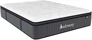 Audreamy Mattress 34cm Euro Top with 100% Natural Latex 9 Zone Pocket Spring Hybrid Enhanced Edge Support Airflow Design Breathable 15 Years Warranty Vacuum Packed Medium Firm (King Single)