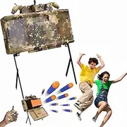 Skywin Toy Claymore Mine for Nerf War and Airsoft - Trip Wire and Remote Plastic Claymore (Brown)