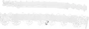 [Healeved] 2pcs Lace Bridal With Floral White Comfortable Wedding Elastic Leg Band Women Costume Accessories Stretch Leg Garters For Brides