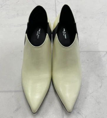 New $475 Rag & Bone Beha Chelsea Booties In Antique White Size: 37(US 7)