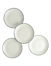 [Royal Doulton] Maze Plate 28cm Set of 4 in White