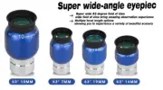 Telescope eyepiece 1.25-inch 63° wide-angle lens 7/10/14/19mm fall-arrest