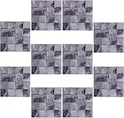 HOLIDYOYO Elegant Diy Peel and Stick Tile Wall Stickers Self-adhesive Waterproof Adhesive Tile Decals 10 Sheets Set