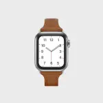 【AHOLIC】APPLE WATCH 皮革錶帶 38/40MM - 深棕