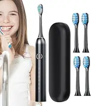 Adult Electric Toothbrush,Electric Toothbrush For Adults - Rechargeable 40000 VPM 6 Modes 2-Minute Smart Timer Fast Charge Lasts 180 Days Toothbrush For Adults