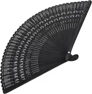 Alipis Folding Hand Fans Handheld Foldable Fan for Women Men Chinese Style Silk Fabric Handheld Fan for Wedding Party Favor