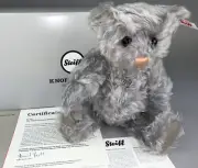 Steiff - The Royal Platinum Wedding Bear - 2017 Grey Mohair 28cm - EAN:690280