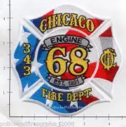 Illinois - Chicago Engine 68 IL Fire Patch 343