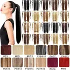 8A 14''-30'' clip in Ponytail real Human Hair Comb Pony Tail Hair Extensions