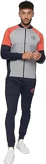 [Crosshatch] Mens Brayden Tracksuit (UK Size: M) (Grey Marl)