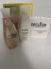Decleor Cleansing Duo Cleansing Milk and Tonifying Lotion 400ml Towel Rare!