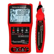 3 in1 Network Cable Tester, Visual Fault Locator, Multimeter, Digital LCD Analog