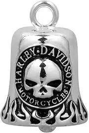 [HARLEY-DAVIDSON] Classic Willie G Skull Flames Ride Bell HRB005, Harley Davidson