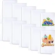 Patelai Sublimation Dishtowel Absorbent Multi Purpose Kitchen Dish Towels Blank DIY Dishcloth Bathroom Towel for Kitchen Home,16 x 24 Inch(10 Count)