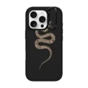 iPhone 16 Pro Impact Ring Stand Case MagSafe Compatible SNAKE BITE - MINI - TAN