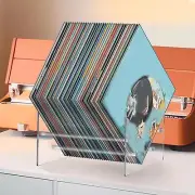 Vinyl Record Display Stand Desktop Album Storage for Books files Albums
