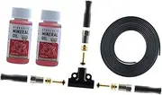 Hydraulic Oil Splitter Connector Hydraulic Brake Hose Kit 3-Way 5M Hose with 2 Mineral Oil Hydraulic Brake Oil Pipe Connector