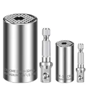 Universal Socket Set (11-32mm 7-19mm) Super Socket for Unscrew Any Bolt Multi...
