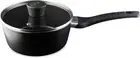 MasterChef Non-Stick Saucepan 18cm with Lid for Induction Hobs - Scratch Resista