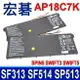 ACER 宏碁 AP18C7K 電池 AP18C7M Swift 3 SF313-52T SF313-52G SF313-53 SF314-510G SF314-511 SF316-51 Swift 5 SF514-54 SF514-54G SF514-54T SF514-55T SF514-55 SF514-56T Spin 5 SP513-54N SP513-54 SPIN514 CP514 TravelMate TMP414-51 BookRS AP714-51T AP714-51G