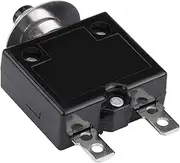Circuit Breaker, 5A 8A 10A 15A 18A 20A 30A Optional, DC 50V, Manual Reset Thermal Switch Circuit Breaker Over Current Overload Protector (8A)