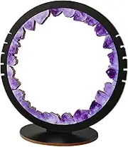 Round Wood,Rustic Wall a with Stand - Detachable Table Ornaments, Wall Decoration for Entryway, Bathroom, Nursery, Living Room