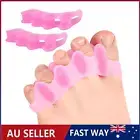 Toe Bunion Gel Separator Straightener Silicone Corrector Relief Pain Spacer NEW