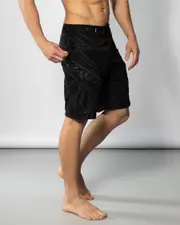[Dexter] Dexter Men's Wheelie Board Shorts in Black/Charcoal Size 36 36 Black/Charcoal