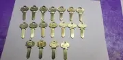 18 ASSORTED CORBIN X1-77-5 LOCKSMITH ORIGINAL CORBIN KEY BLANKS NEW OLD STOCK