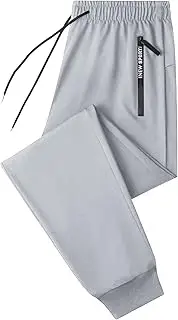 [Generic] Women's Joggers Lightweight Hiking Pants with Zipper Pockets High Waist Quick Dry Pant for Sports Travel Athletic, C-light Gray, 5X-Large