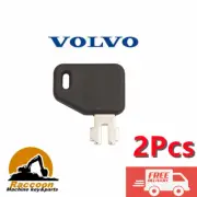2pcs Fits Volvo Excavator Plant Digger Battery Isolator Key 14588962
