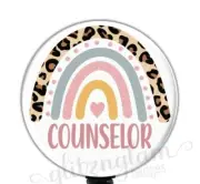 Counselor Badge Holder, Psychiatrist Badge Reel, Counselor Retractable ID 5631A